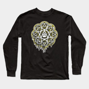 Anarcho Flower Black N' Yellow Long Sleeve T-Shirt